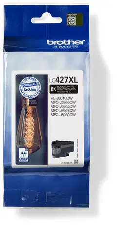 Brother mustepatruuna LC427XLBK XL musta - 1