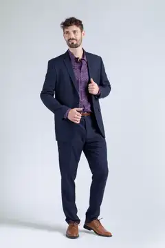 London Fog miesten bleiseri normaali rf 2010lf2 - Night Sky - 6