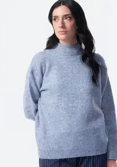 TEX naisten neulepusero I291429 - BLUE - 1