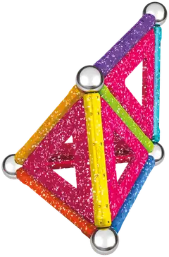 Geomag Glitter Tuplapakkaus -magneettirakennussetti 82 osaa - 3