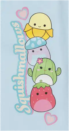 Squishmallows lasten leveät collegehousut A9-0026 - Lt.blue - 3