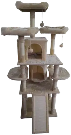 Trekker kissan kiipeilypuu Tower 170 cm beige - 2