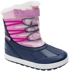 Merrell lasten vedenpitävä talvikenkä Snow Bank 5.0 - Navy/Pink - 4