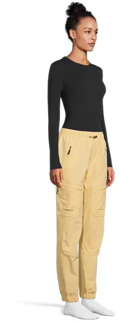 Luode12 naisten retkeilyhousut loose-fit 223L112661 - golden haze - 4