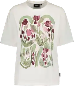 Finlayson naisten t-paita Kumpula - white/print - 1