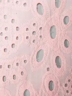 WKLY. naisten brodeerattu kangaspusero pussihihalla 218W090623 - Pale lilac - 5