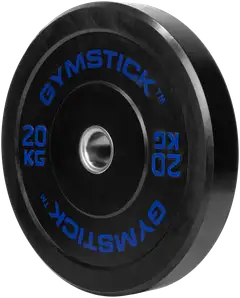 Gymstick Bumper Plate levypaino - MUSTA - 5