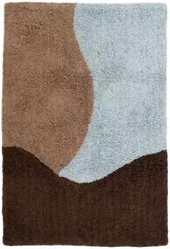 ihankotona puuvillamatto Samos 60x90 cm ruskea - 1