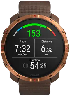 Polar Outdoor-kello Grit X2 ruskea S-L - 2