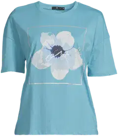 House naisten t-paita 213H261405 - milky blue - 2