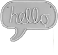 Trio seinävalaisin Hello led neonkyltti usb-käyttöinen - 4