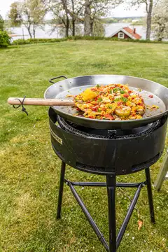 Muurikka paellapannu 60 cm teräs - 2