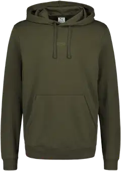 Puma miesten huppari Small Logo TR - Dark Olive - 1