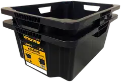 MANO varasto/muuttolaatikko 35 l musta - 2