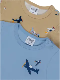 Ciraf vauvojen body 250B260130 2-pack - 15-1217tcx mojave desert - 3