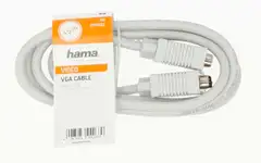 Hama Videokaapeli, VGA uros - VGA uros, Full HD 1080p, 1,5 m - 2