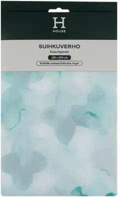 House suihkuverho Rustic tile 180x200 cm aqua - 3