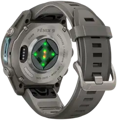 Garmin Fenix 9 43 mm titaani- ja kivenharmaa urheilukello - 8
