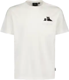 Finlayson miesten t-paita rintataskulla Otso - WHITE - 1