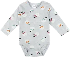 Ciraf vauvojen body Lumiukko - snowman aop - 1