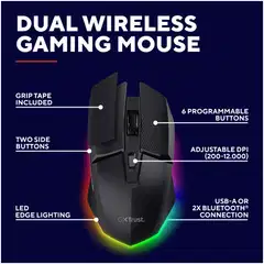 Trust GXT122 Felox+ langaton pelihiiri - 8