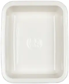 Kultakeramiikka Lasagnevuoka Bistro 2 l valkoinen - 3