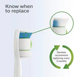 Sonicare Optimal White 2 kpl HX6062/10 - 4