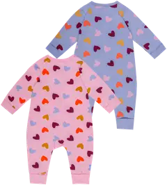 Ciraf vauvojen pyjama Sydän & Sydän 2-pack - pink hearts - 2