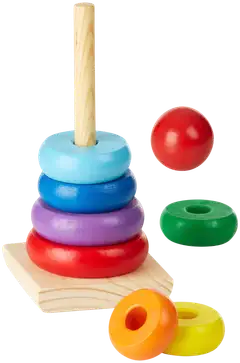 Melissa & doug Leikkisetti Pinoamislelu sateenkaari - 4