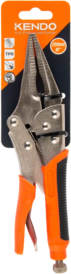 Kendo pitkät kärkilukituspihdit 250mm / 10" - 4
