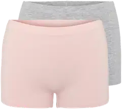 Pierre Robert naisten boxer alushousut 2-pack HU72 - Grey,Pink - 1