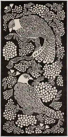 Viserrys full matto 100x200 cm harmaa - 1