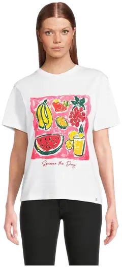 WKLY. naisten T-paita 213W030121 - Fruits - 1