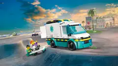 LEGO® City Great Vehicles 60451 Ambulanssi hälytysajoihin - 6