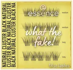 essence what the fake! false lashes 06 natural cluster black 1 g - 1