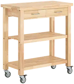 SoBuy keittiösaareke luonnollinen FKW24-II-N - 3
