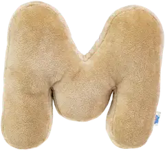Lumo Stars Pehmokirjain M beige, velboa - 1