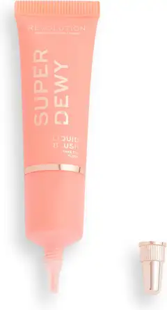 Makeup Revolution Superdewy Liquid Blush Fake The Flush nestemäinen poskipuna 15ml - 1