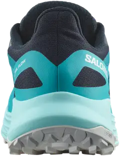 Salomon naisten polkujuoksujalkine Ultra flow - Carbon/Peacock Blue/White - 3