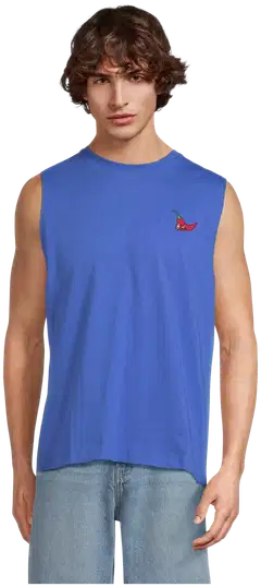 WKLY. miesten hihaton t-paita Mexican 195W152601 - dazzling blue - 1