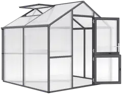 Kreative Gartentechnik kasvihuone Iris II 5,06 m2 antrasiitinharmaa - 1