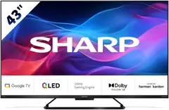 Sharp 43" 4K UHD QLED Google TV 43GR8265E - 2