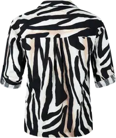 House naisten pellavasekoitetunika 228HP03702, D-mitoitus - Linen aop - 2