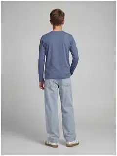 JJ REBEL JUNIOR lasten trikoopaita - Vintage Indigo - 5