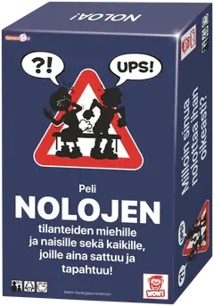 Peli nolojen tilanteiden miehille ja naisille sekä kaikille, joille aina sattuu ja tapahtuu ! - 1