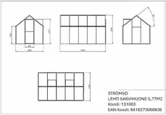 Lehti Kasvihuone 5,92m2 - 15