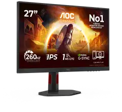 AOC pelinäyttö 27G4ZR AOC 27" FHD 240Hz HDMI - 1