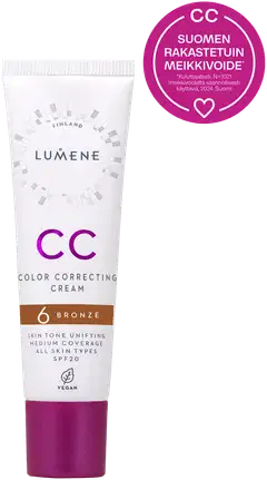 Lumene CC Color Correcting Meikkivoide SK20 6 Bronze 30 ml - 1