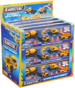 Teamsterz Street Machines Building Machines työmaa-ajoneuvosetti - 1