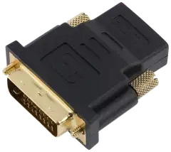 Wave Adapteri, DVI uros - HDMI naaras, Musta - 1